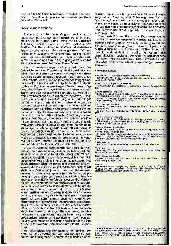 Vorschauseite 3: Suizid und Suizidversuch