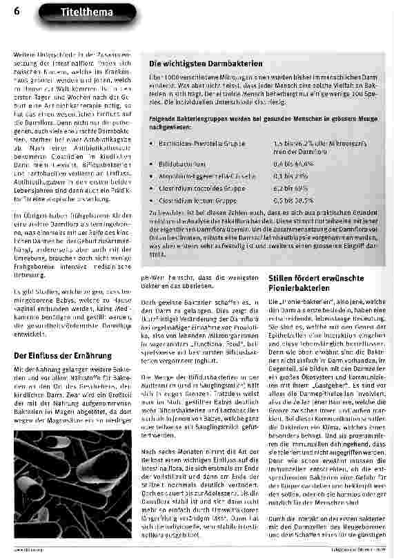 Vorschauseite 3: Der Bifidusfaktor