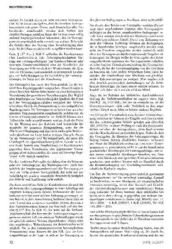 Vorschauseite 4: Informationsrecht über den Inhalt von Altverträgen aus § 127 Abs. 2 S. 4 SGB V§ 127 SGB V, Art. 12 Abs. i GG