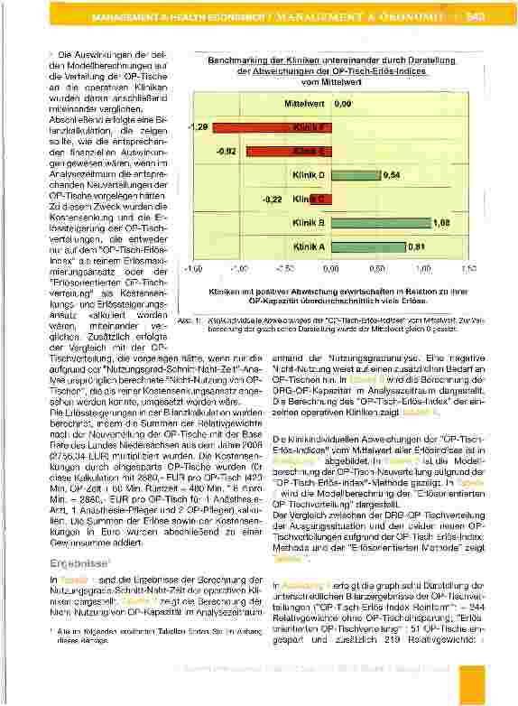 Vorschauseite 5: Steigerung der DRG-Erlöse durch Erlösorientierte OP-Tischverteilung