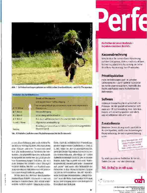 Vorschauseite 2: Physiotherapeuten in Uniform