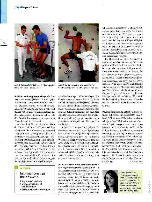 Vorschauseite 3: Physiotherapeuten in Uniform