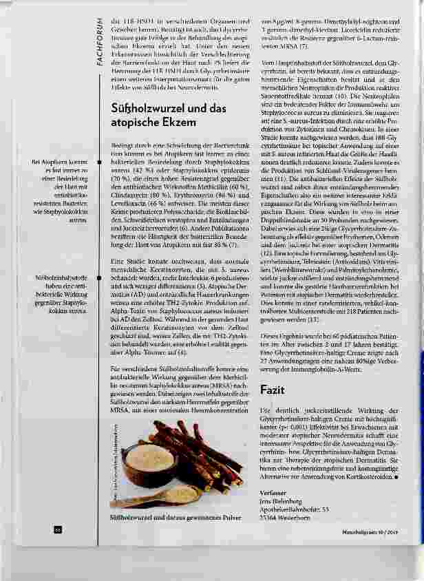 Vorschauseite 3: Psychologischer Stress und die Barrierefunktion der Haut