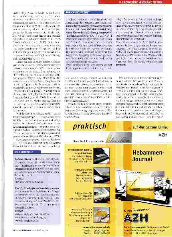 Vorschauseite 2: Versorgungslücken aufdecken!