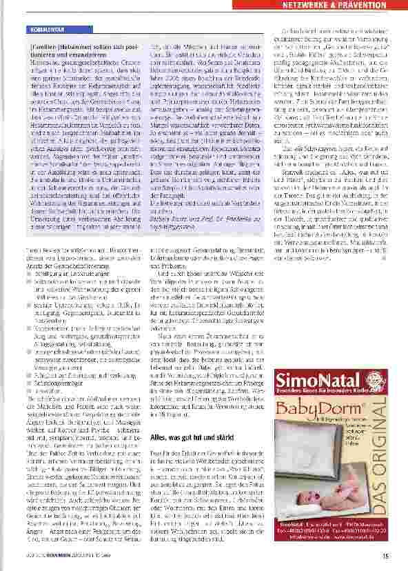 Vorschauseite 4: Versorgungslücken aufdecken!