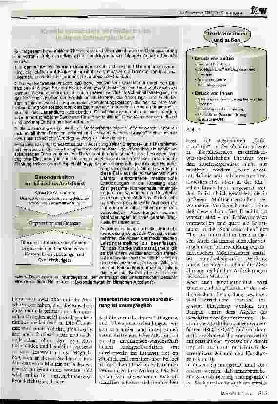 Vorschauseite 2: Der Einsatz von EBM erhöht die Qualität und hilft auch Kosten sparen