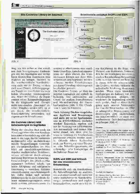 Vorschauseite 3: Der Einsatz von EBM erhöht die Qualität und hilft auch Kosten sparen