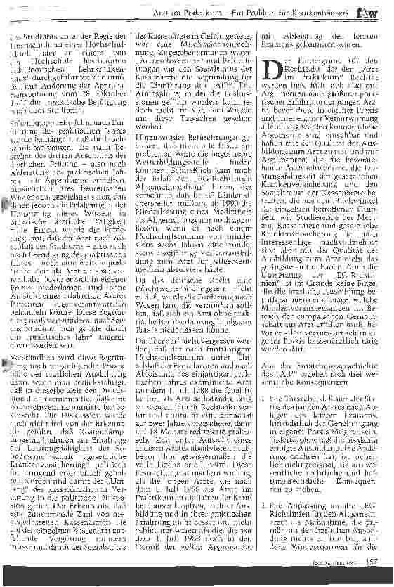 Vorschauseite 2: Arzt im Praktikum Ein Problem für Krankenhäuser