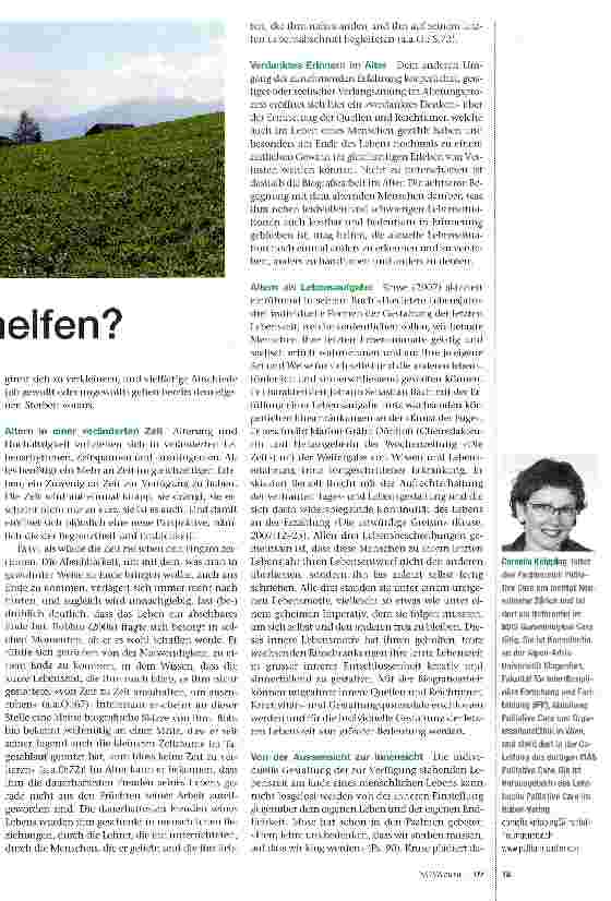 Vorschauseite 2: Kannst Du mir beim ALtern helfen?
