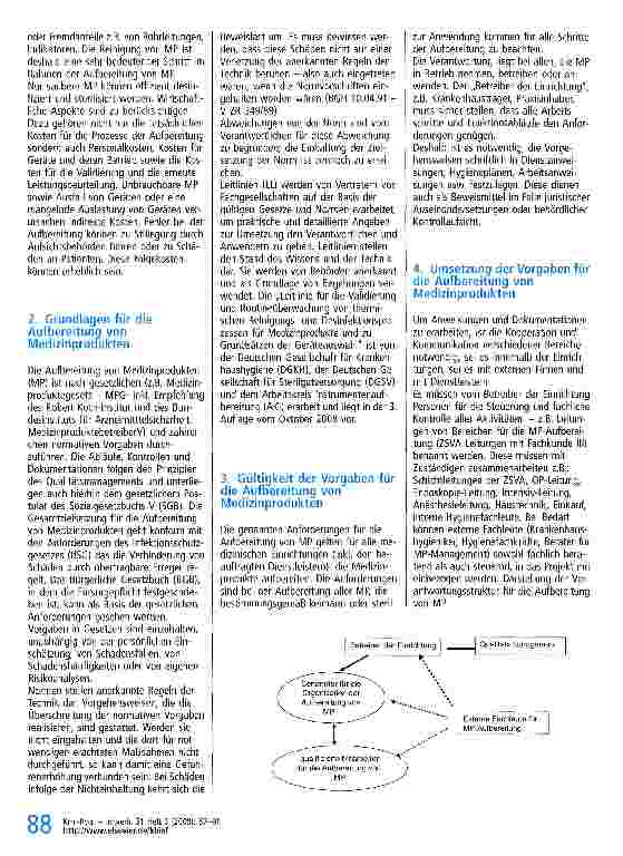 Vorschauseite 2: „Leitlinie für die Validierung und Routineüberwachung von thermischen Reinigungsund Desinfektionsprozessen für Medizinprodukte und zu Grundsätzen der Geräteauswahl als Teil der Qu…