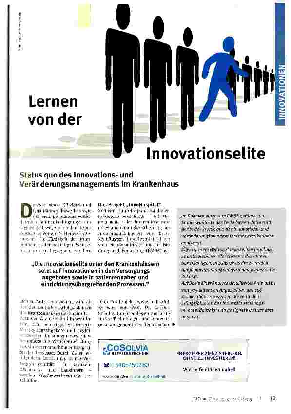 Vorschauseite 1: Lernen von der Innovationselite