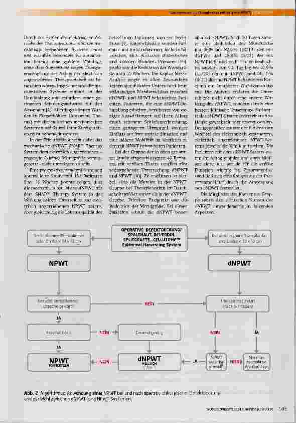 Vorschauseite 6: Einsatz von mechanisch betriebenen Geräten zur Unterdruckwundtherapie (dNPWT) bei Patienten mit akuten und chronischen Wunden Ergebnis einer Konsensus-Konferenz