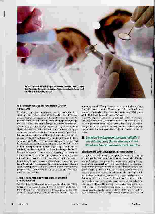 Vorschauseite 2: Parodontitis, Karies & Schleimhauterkrankung