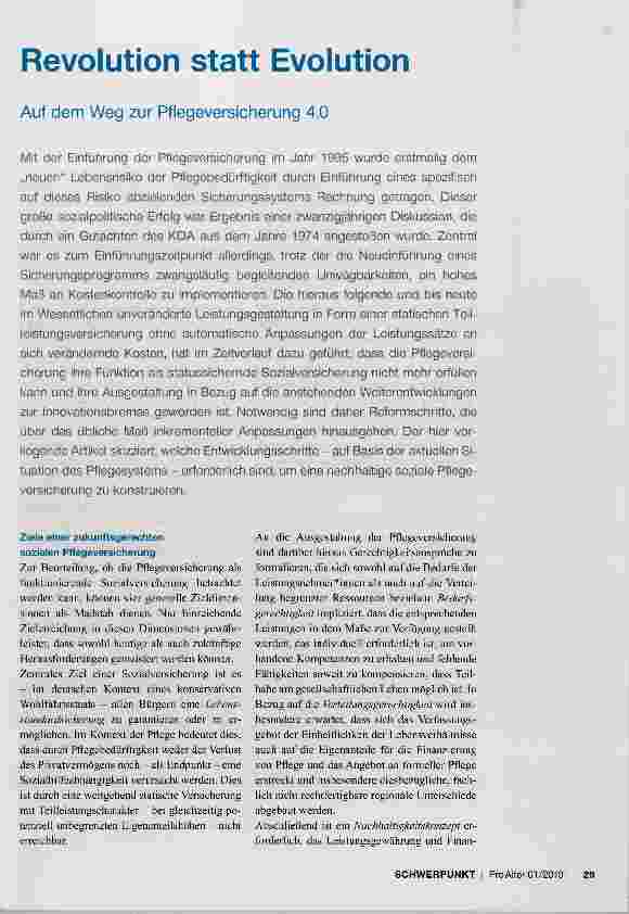 Vorschauseite 2: Revolution statt Evolution