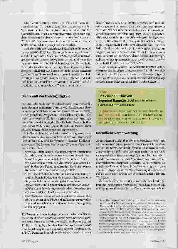 Vorschauseite 2: Ethik mit menschlichem Gesicht