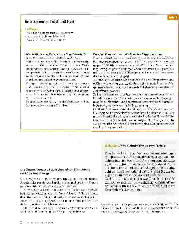 Vorschauseite 4: Wir pflegen jetzt nach Kitwood ...