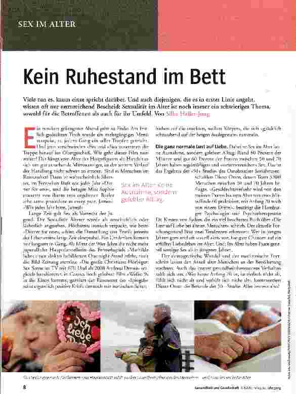 Vorschauseite 1: Kein Ruhestand im Bett