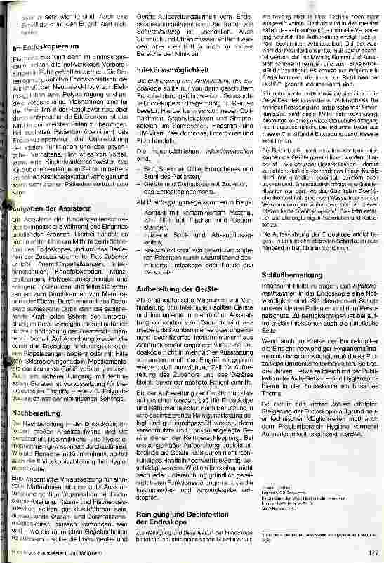 Vorschauseite 2: Vorbereitung, Assistenz und Nachbereitung bei endoskopischen Eingriffen