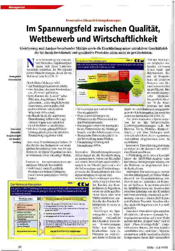 Vorschauseite 1: Im Spannungsfeld zwischen Qualität, Wettbewerb und Wirtschaftlichkeit