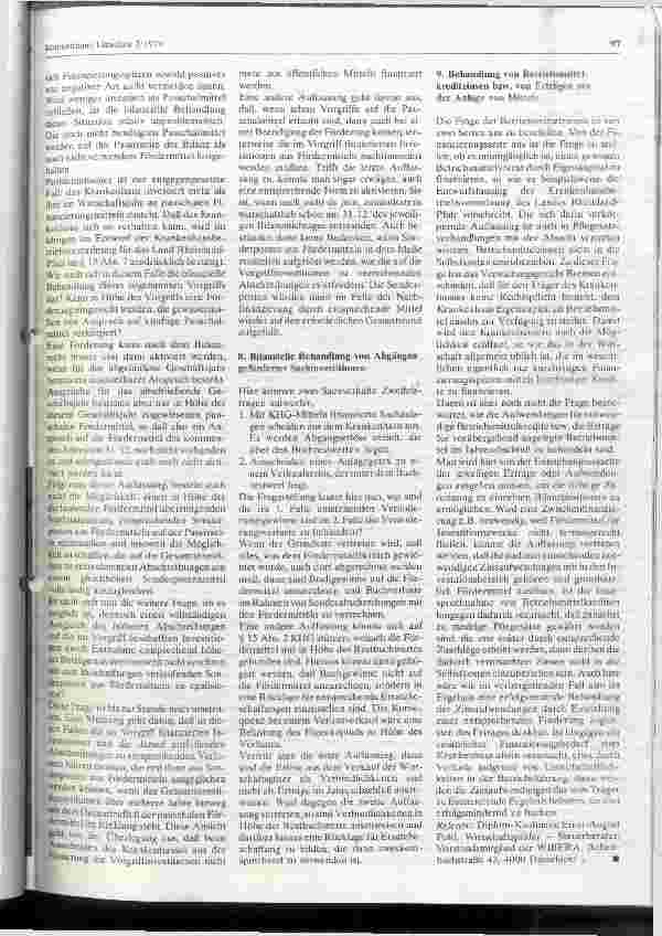 Vorschauseite 3: Besondere Probleme aus der Krankenhausbuchführungsverordnung - KHBV