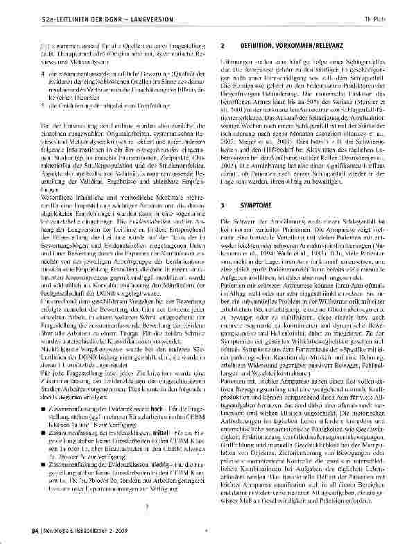 Vorschauseite 4: Rehabilitative Therapie bei Armparese nach Schlaganfall