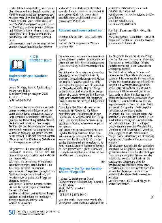 Vorschauseite 3: Literatursuche und -bewertung: Teil 2: Wo finde ich wissenschaftliche Literatur zum Thema Krankenhaushygiene