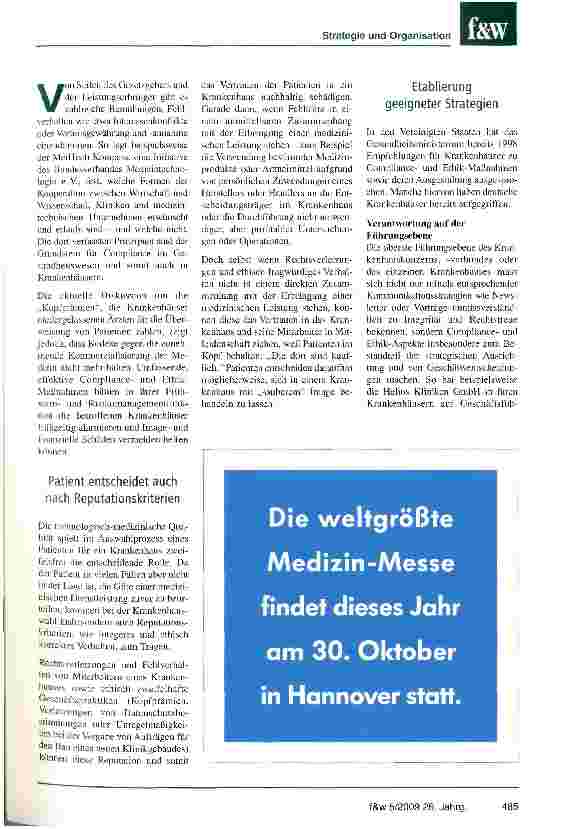 Vorschauseite 2: Spielregeln für die Reputation