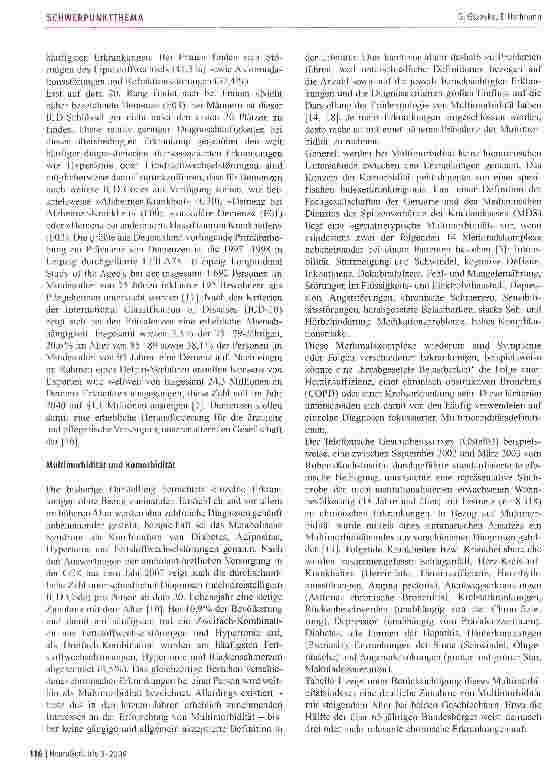 Vorschauseite 2: Der »Wettbewerb« der Leitlinien bei älteren Menschen -Multimorbidität und Polypharmazie als Problem