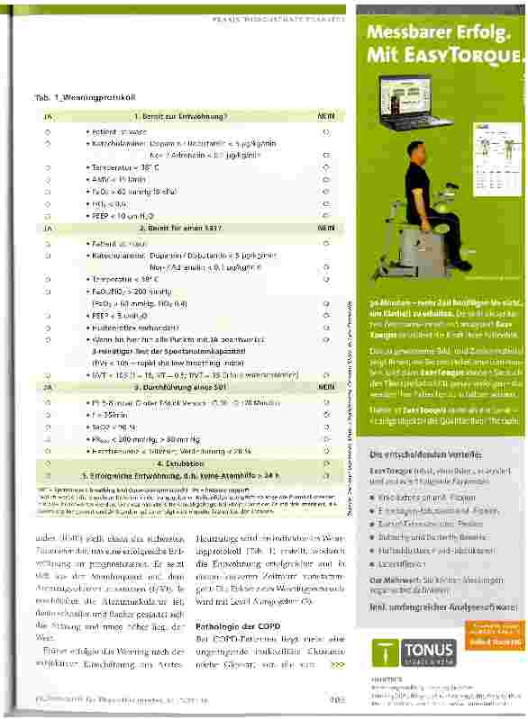 Vorschauseite 2: Physiotherapie auf der Intensivstation
