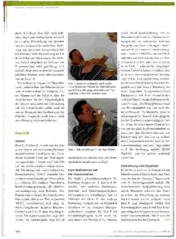 Vorschauseite 3: Physiotherapie auf der Intensivstation