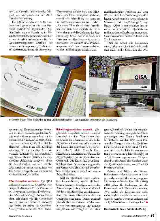 Vorschauseite 2: Feedback für Arztpraxen