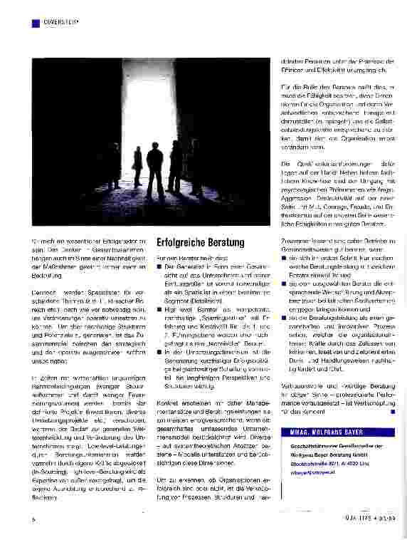 Vorschauseite 3: Erfolgreiche Beratung Wertschöpfung für die Gesundheitsbranche