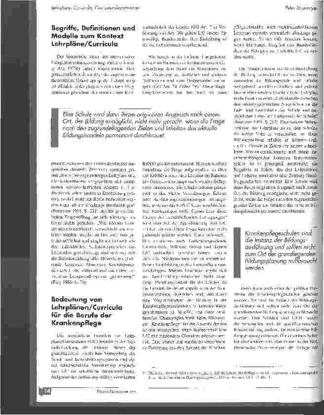 Vorschauseite 3: Lehrpläne, Curricula, Curriculumskonstruktion