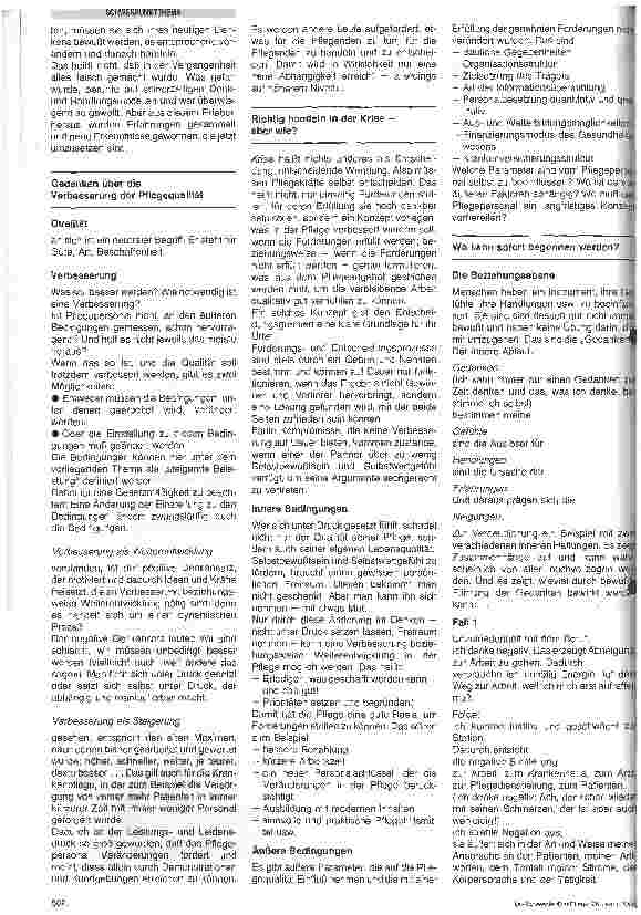 Vorschauseite 2: Verbesserung der Pflegequalität bei zunehmender Belastung noch möglich?