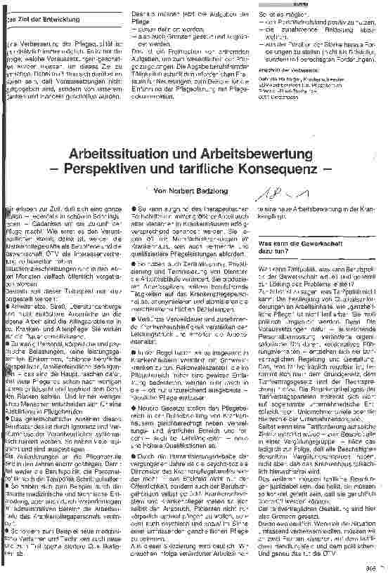 Vorschauseite 5: Verbesserung der Pflegequalität bei zunehmender Belastung noch möglich?