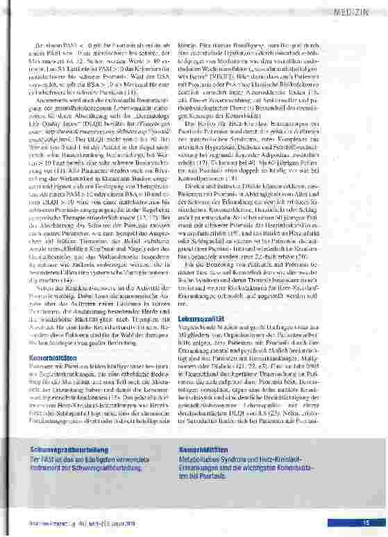 Vorschauseite 5: Psoriasis - neue Erkenntnisse zur Pathogenese und Therapie