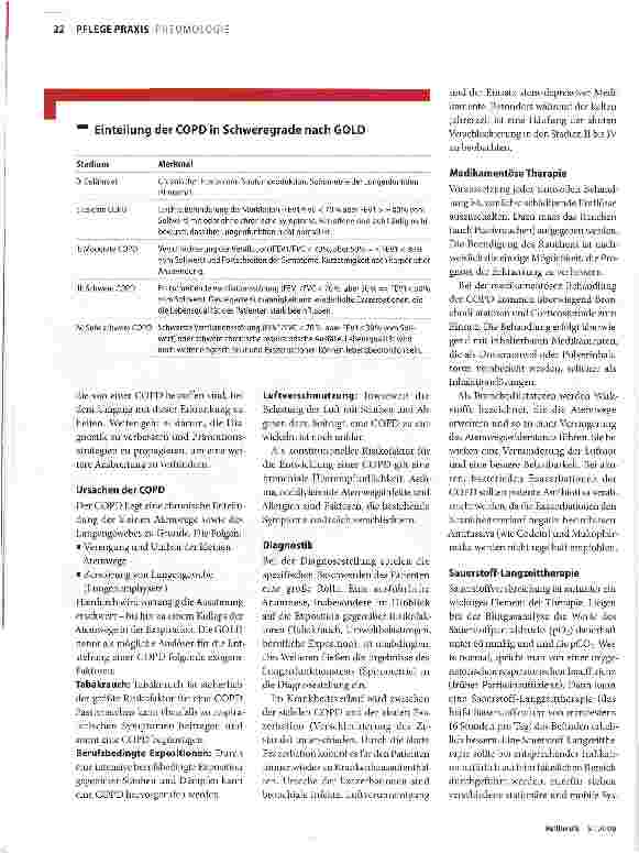 Vorschauseite 2: COPD - chronisch und progredient