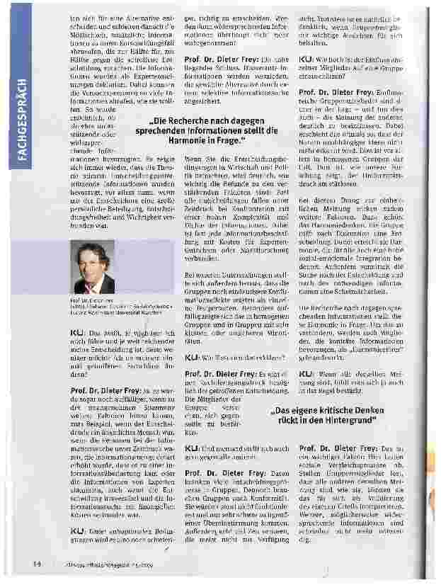 Vorschauseite 2: Entscheidungen müssen revidiert werden können