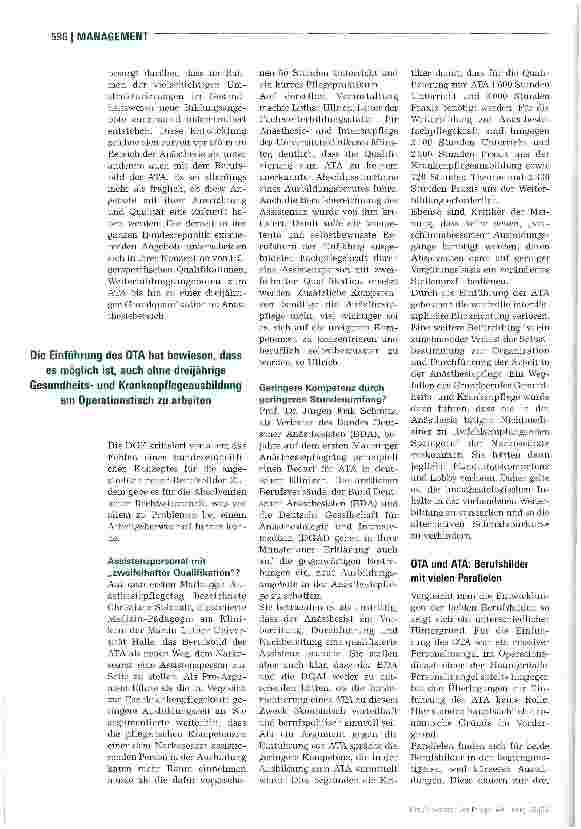 Vorschauseite 3: Kommen nach den OTA nun die ATA?
