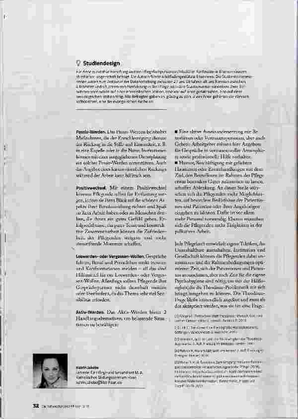 Vorschauseite 3: LEIDERFAHRUNG IST PFLEGEALLTAG