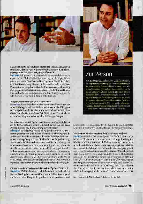 Vorschauseite 2: Wünschenswert wäre eine größere Transparenz