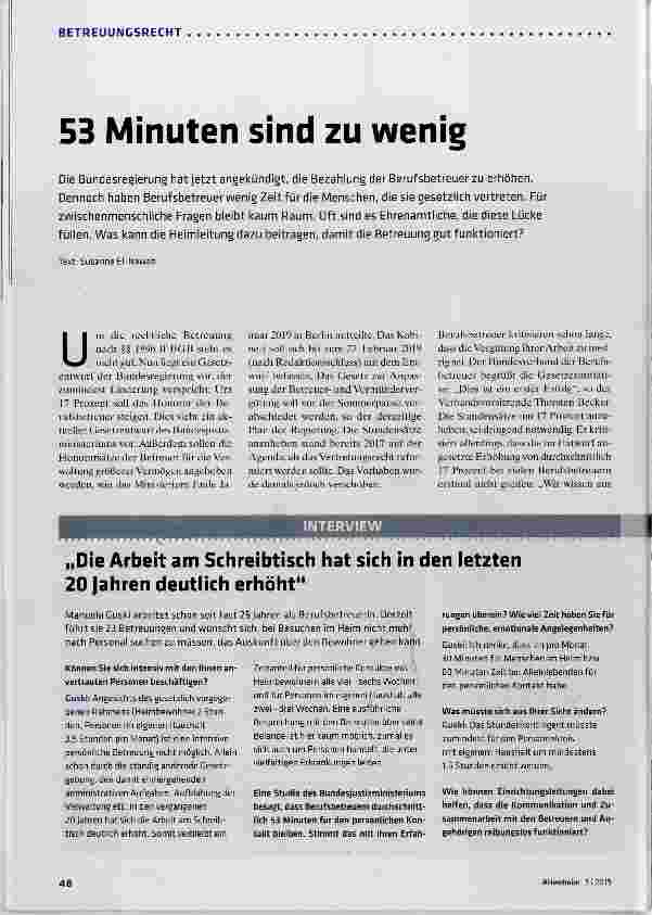 Vorschauseite 1: 53 Minuten sind zu wenig