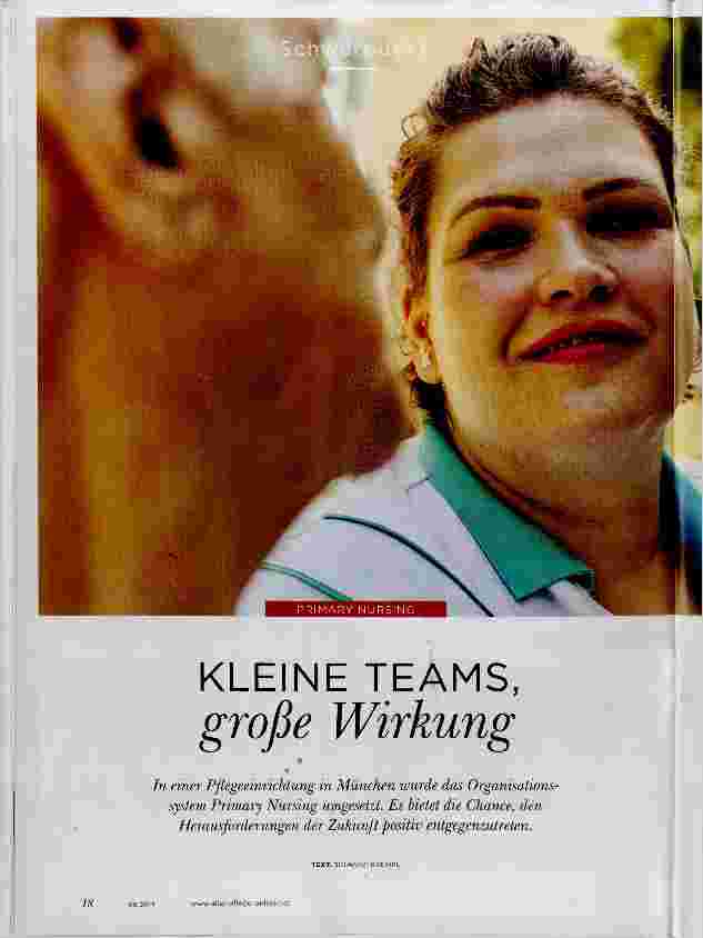 Vorschauseite 1: KLEINE TEAMS, große Wirkung