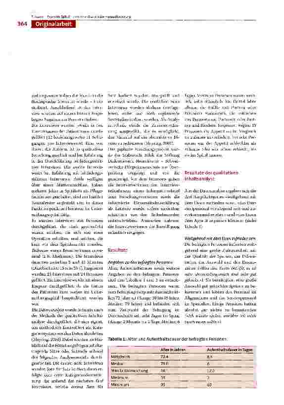 Vorschauseite 4: Essen im Spital - eine interdisziplinäre Herausforderung