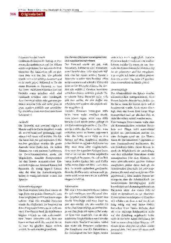 Vorschauseite 6: Essen im Spital - eine interdisziplinäre Herausforderung