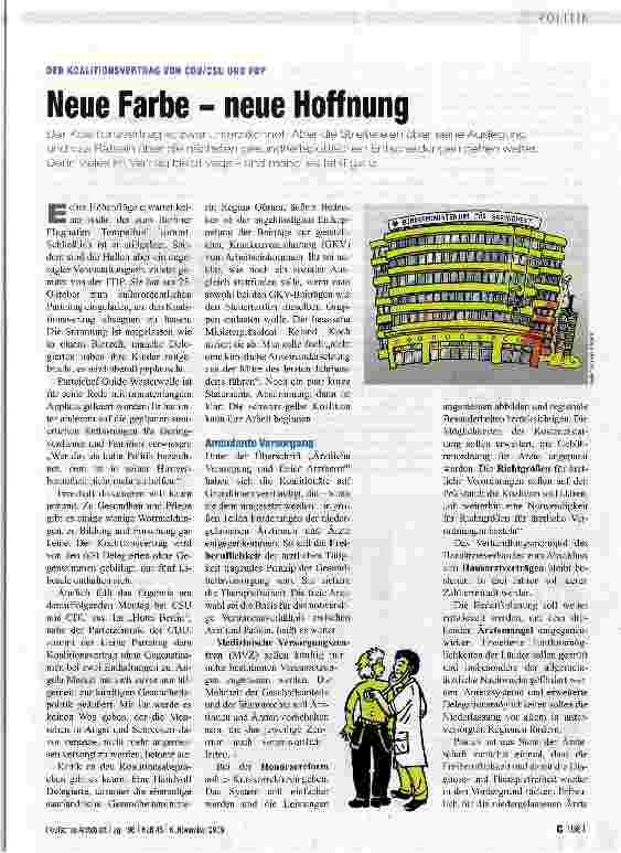Vorschauseite 1: Neue Farbe - neue Hoffnung