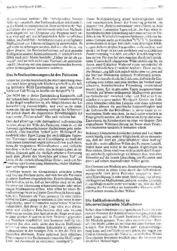 Vorschauseite 3: Grenzen der Medizin - Grenzen der Krankenhausversorgung - aus ärztlicher Sicht