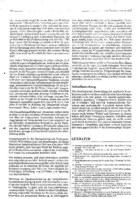 Vorschauseite 6: Grenzen der Medizin - Grenzen der Krankenhausversorgung - aus ärztlicher Sicht