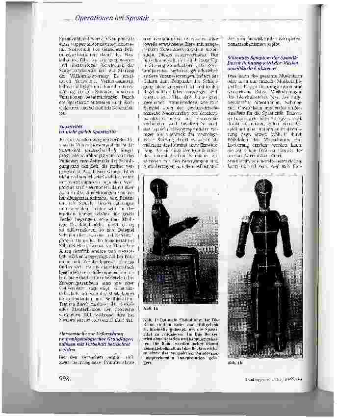 Vorschauseite 2: Pathophysiologische Grundlagen der Spastik und die klinischen Auswirkungen von Operationen an Muskeln und Sehnen