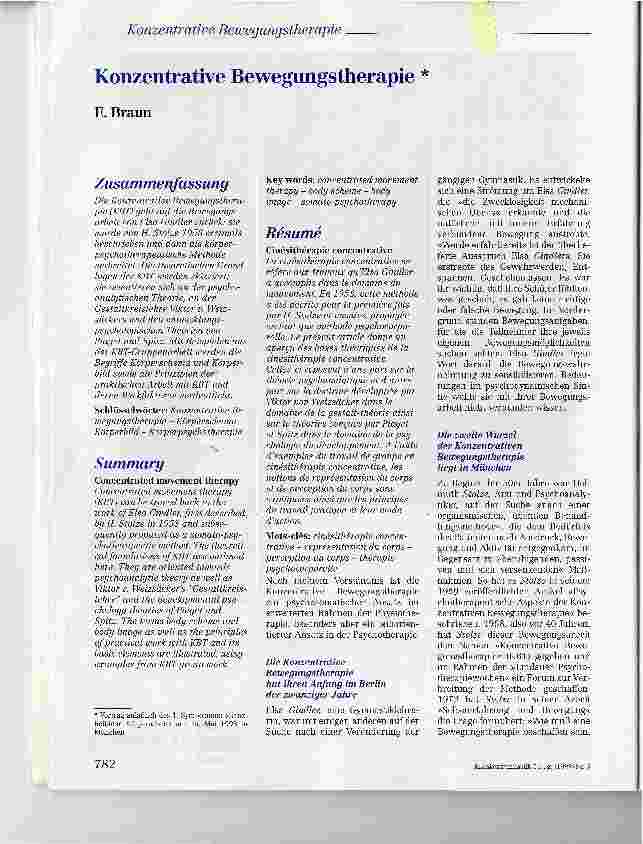 Vorschauseite 1: Konzentrative Bewegungstherapie